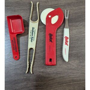 4 Vintage advertising  kitchen items  Quikut sunbeam Coffee express‎